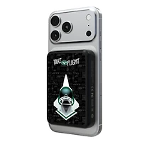 Keyscaper Black New York Jets 5000mAh Wireless Magnetic Power Bank
