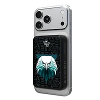 Keyscaper Black Philadelphia Eagles 5000mAh Wireless Magnetic Power Bank