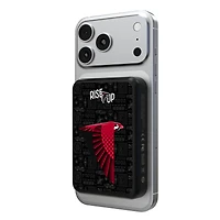 Keyscaper Black Atlanta Falcons 5000mAh Wireless Magnetic Power Bank