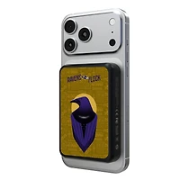 Keyscaper Black Baltimore Ravens 5000mAh Wireless Magnetic Power Bank