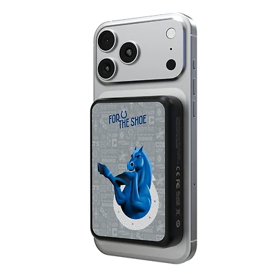 Keyscaper Black Indianapolis Colts 5000mAh Wireless Magnetic Power Bank