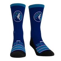 Unisex Rock Em Socks Minnesota Timberwolves Gametime Stripe Crew Socks