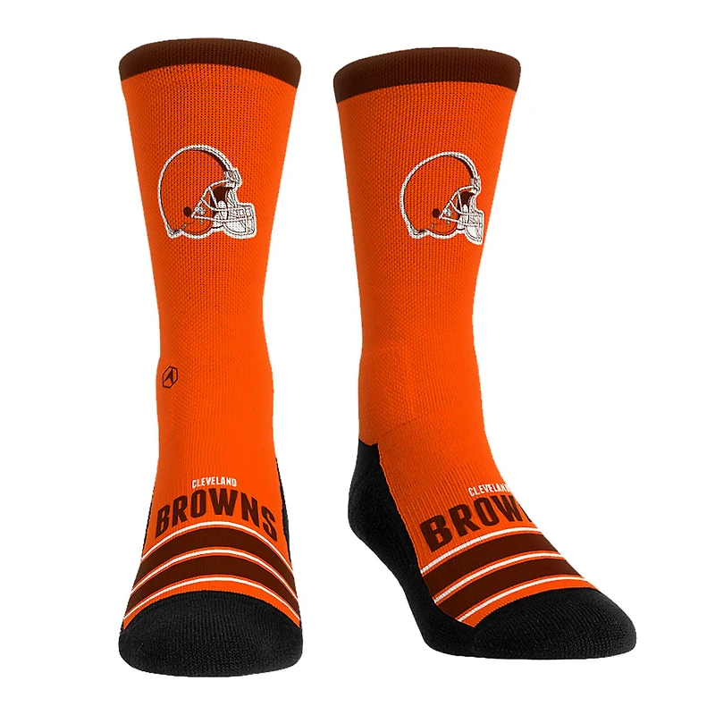 Unisex Rock Em Socks Cleveland Browns Gametime Stripe Crew Socks