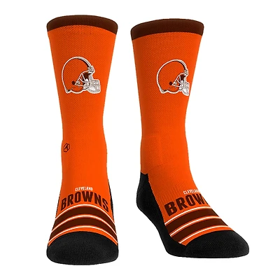 Unisex Rock Em Socks Cleveland Browns Gametime Stripe Crew Socks