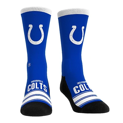 Unisex Rock Em Socks Indianapolis Colts Gametime Stripe Crew Socks