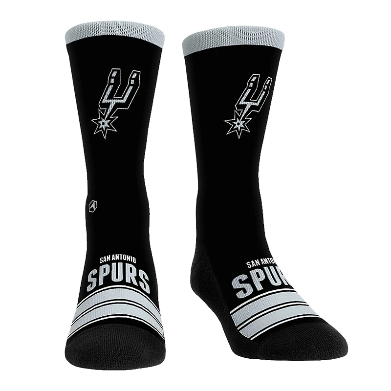 Unisex Rock Em Socks San Antonio Spurs Gametime Stripe Crew Socks