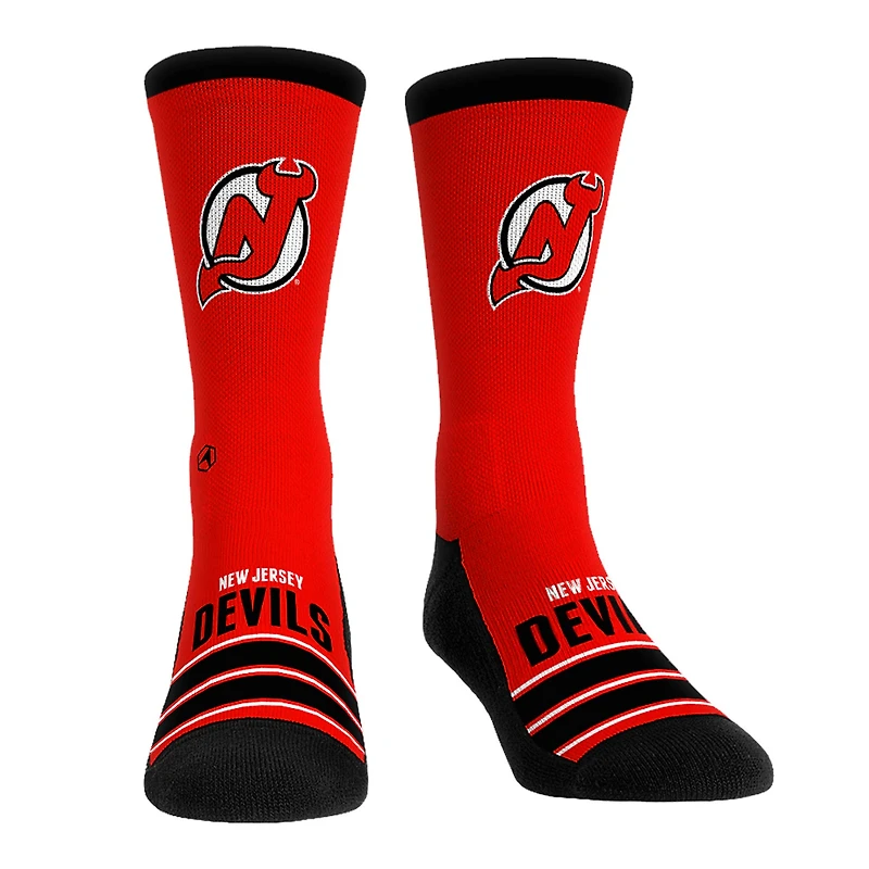 Unisex Rock Em Socks New Jersey Devils Gametime Stripe Crew Socks