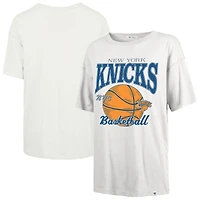 Women's '47  White New York Knicks City Edition Down Court Sadie T-Shirt