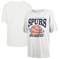 Women's '47  White San Antonio Spurs City Edition Down Court Sadie T-Shirt