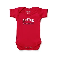 Infant Chad & Jake Scarlet Boston University Wordmark Bodysuit