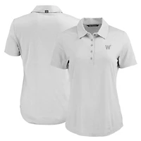 Women's Cutter & Buck Gray Washington Nationals City Connect Coastline Epic Comfort Eco Recycled Polo