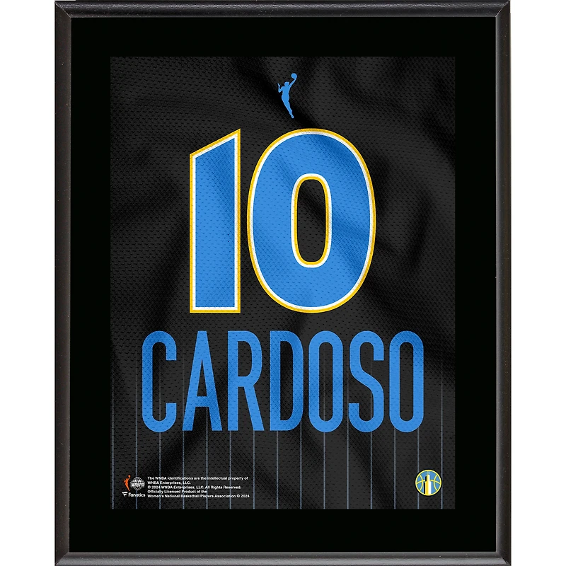 Kamilla Cardoso Chicago Sky 10.5" x 13" Jersey Number Sublimated Player Plaque