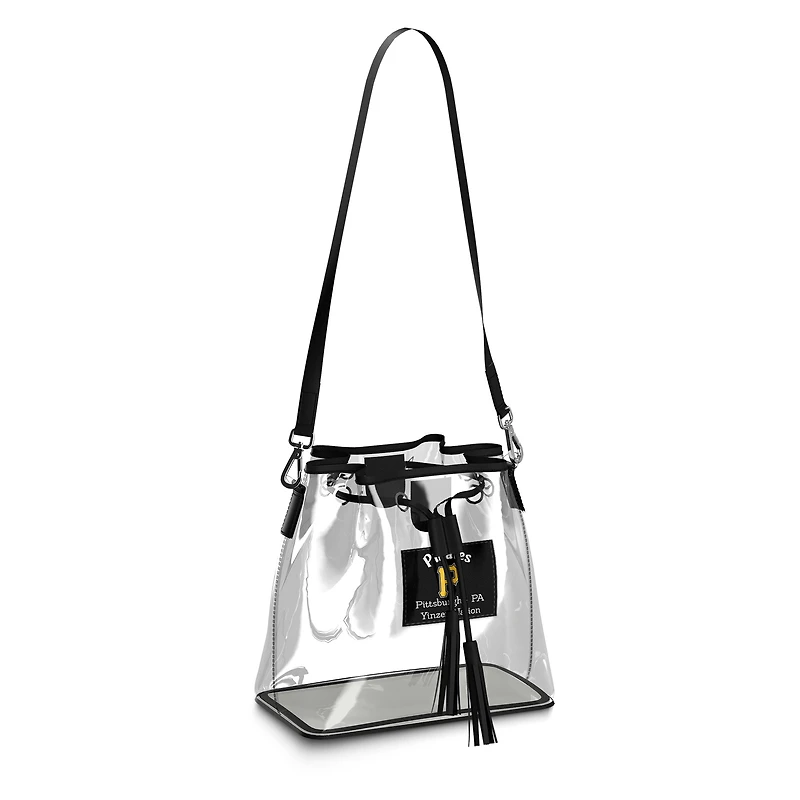 WEAR by Erin Andrews Pittsburgh Pirates Clear Stadium Bucket Purse