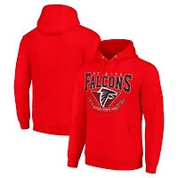 Men's Starter Red Atlanta Falcons ‘80s Inspired Pullover Hoodie