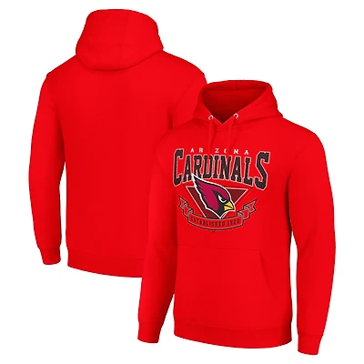 Men's Starter Cardinal Arizona Cardinals ‘80s Inspired Pullover Hoodie