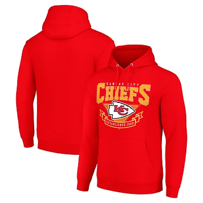 Men's Starter Red Kansas City Chiefs ‘80s Inspired Pullover Hoodie