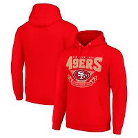 Men's Starter Scarlet San Francisco 49ers ‘80s Inspired Pullover Hoodie