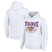Men's Starter White Minnesota Vikings ‘80s Inspired Pullover Hoodie