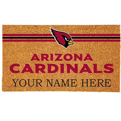 Arizona Cardinals 18" x 30" Personalized Coir Doormat