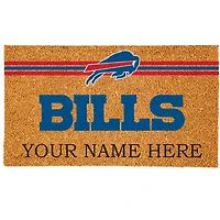 Buffalo Bills 18" x 30" Personalized Coir Doormat