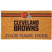 Cleveland Browns 18" x 30" Personalized Coir Doormat