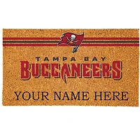 Tampa Bay Buccaneers 18" x 30" Personalized Coir Doormat