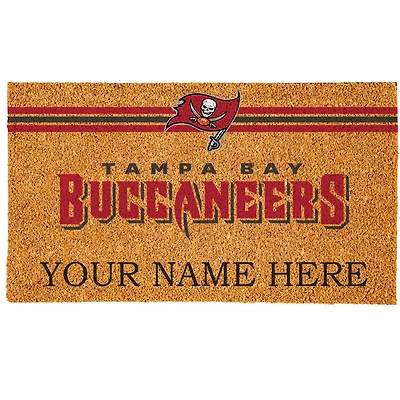 Tampa Bay Buccaneers 18" x 30" Personalized Coir Doormat