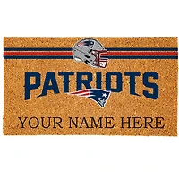 New England Patriots 18" x 30" Personalized Coir Doormat