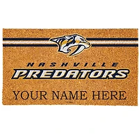 Nashville Predators 18" x 30" Personalized Coir Doormat