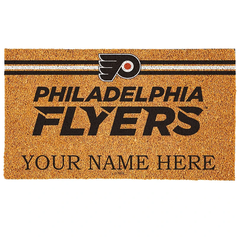 Philadelphia Flyers 18" x 30" Personalized Coir Doormat