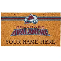 Colorado Avalanche 18" x 30" Personalized Coir Doormat