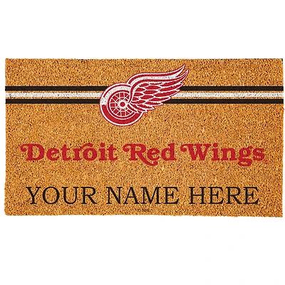 Detroit Red Wings 18" x 30" Personalized Coir Doormat