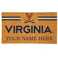 Virginia Cavaliers 18" x 30" Personalized Coir Doormat