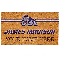 James Madison Dukes 18" x 30" Personalized Coir Doormat