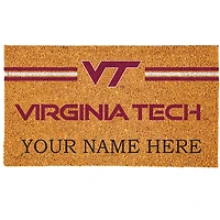 Virginia Tech Hokies 18" x 30" Personalized Coir Doormat