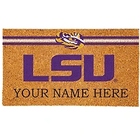 LSU Tigers 18" x 30" Personalized Coir Doormat