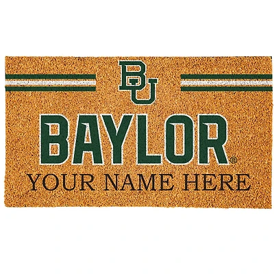 Baylor Bears 18" x 30" Personalized Coir Doormat