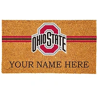 Ohio State Buckeyes 18" x 30" Personalized Coir Doormat