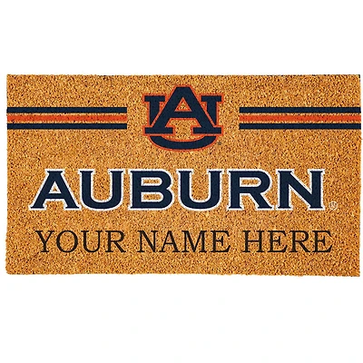 Auburn Tigers 18" x 30" Personalized Coir Doormat