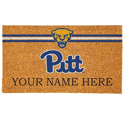 Pitt Panthers 18" x 30" Personalized Coir Doormat