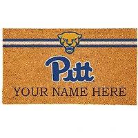 Pitt Panthers 18" x 30" Personalized Coir Doormat