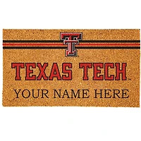 Texas Tech Red Raiders 18" x 30" Personalized Coir Doormat