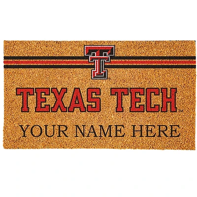 Texas Tech Red Raiders 18" x 30" Personalized Coir Doormat