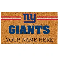New York Giants 18" x 30" Personalized Coir Doormat