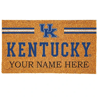 Kentucky Wildcats 18" x 30" Personalized Coir Doormat