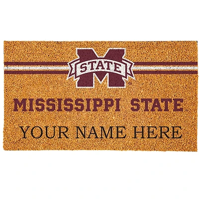 Mississippi State Bulldogs 18" x 30" Personalized Coir Doormat