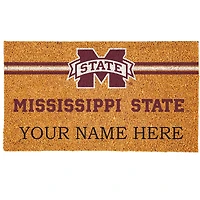 Mississippi State Bulldogs 18" x 30" Personalized Coir Doormat