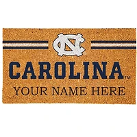 North Carolina Tar Heels 18" x 30" Personalized Coir Doormat