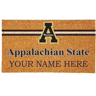 Appalachian State Mountaineers 18" x 30" Personalized Coir Doormat