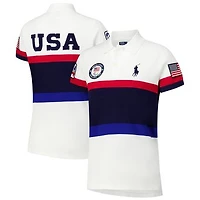Women's Polo Ralph Lauren White Team USA Paris 2024 Summer Paralympics Closing Ceremony Polo